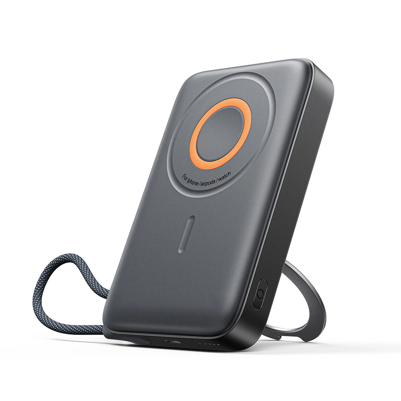 Batterie Externe Sans Fil Joyroom JR-PBM02, 10000mAh, 22.5W, PD + FQI, 1 x QI - 2 x USB-C, Noire