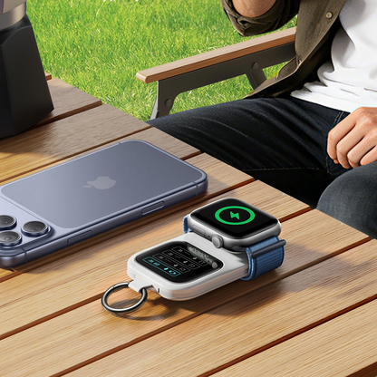 Batteria Esterna Wireless Joyroom JR-W19, 5000mAh, 20W, QC + PD, 1 x Lightning - 1 x QI - 2 x USB-C, Bianca