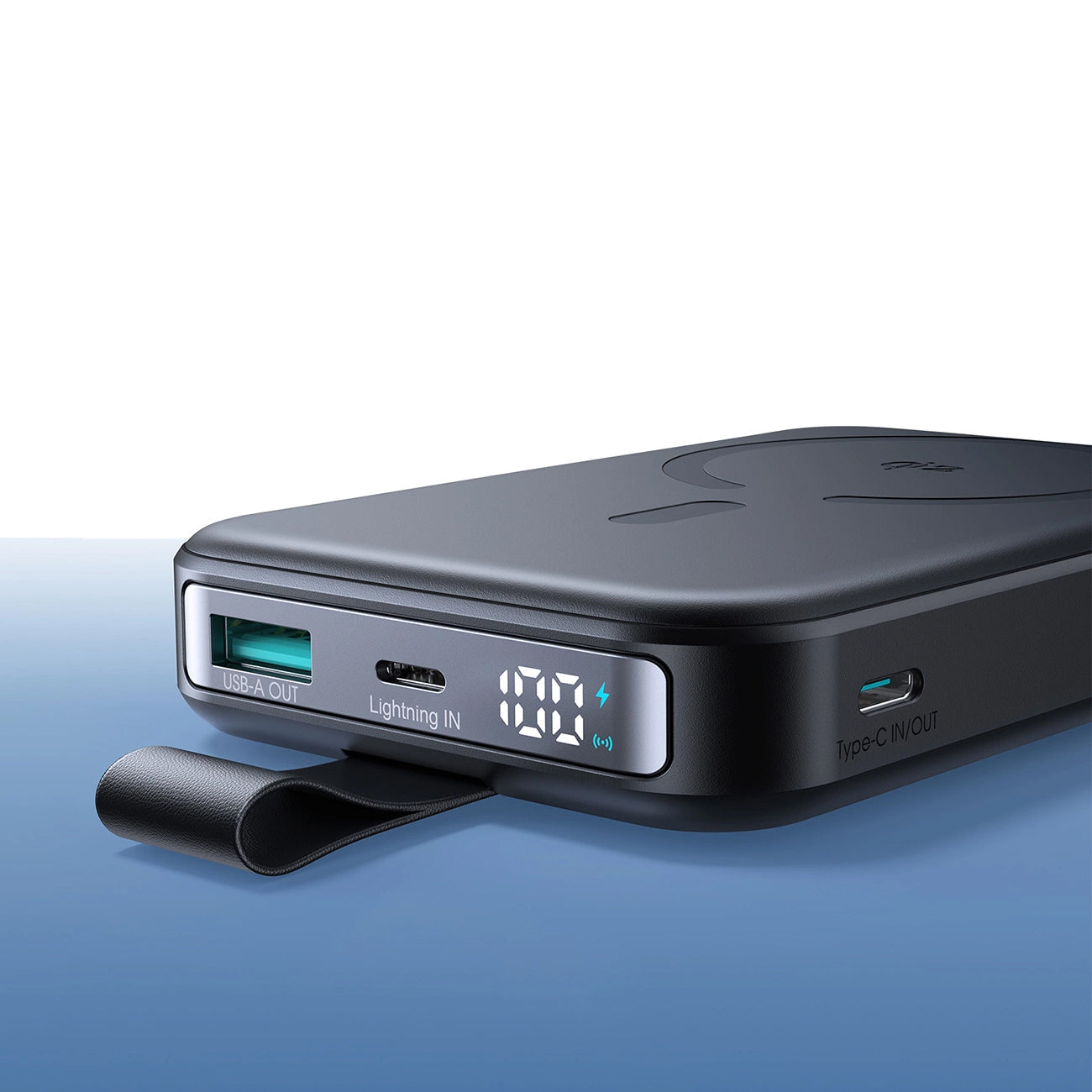 Batterie Externe Sans Fil Joyroom JR-PBM11, 10000mAh, 22.5W, QC + PD + FQI, 1 x QI - 1 x USB-A - 1 x USB-C, Noire