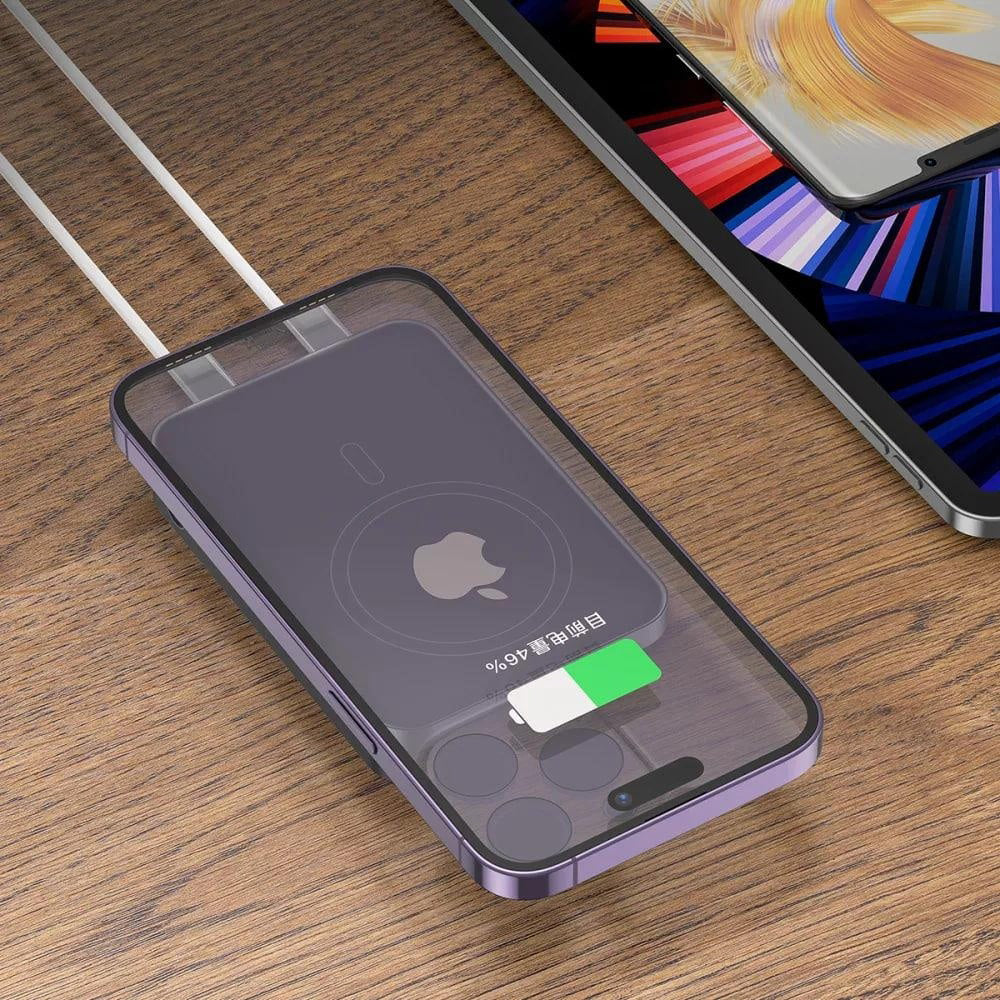 Batteria Esterna Wireless Proove Hoodman, 10000mAh, 20W, PD + FQI, 1 x QI - 1 x USB-C, Grigio PBH120010003