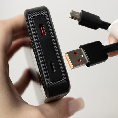 Batteria Esterna Wireless Proove Hoodman, 10000mAh, 20W, PD + FQI, 1 x QI - 1 x USB-C, Nera PBH120010001