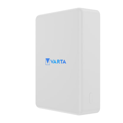 Batterie Externe Sans Fil Varta Mag Pro, 10000mAh, 20W, 1 x QI - 2 x USB-C, Blanche