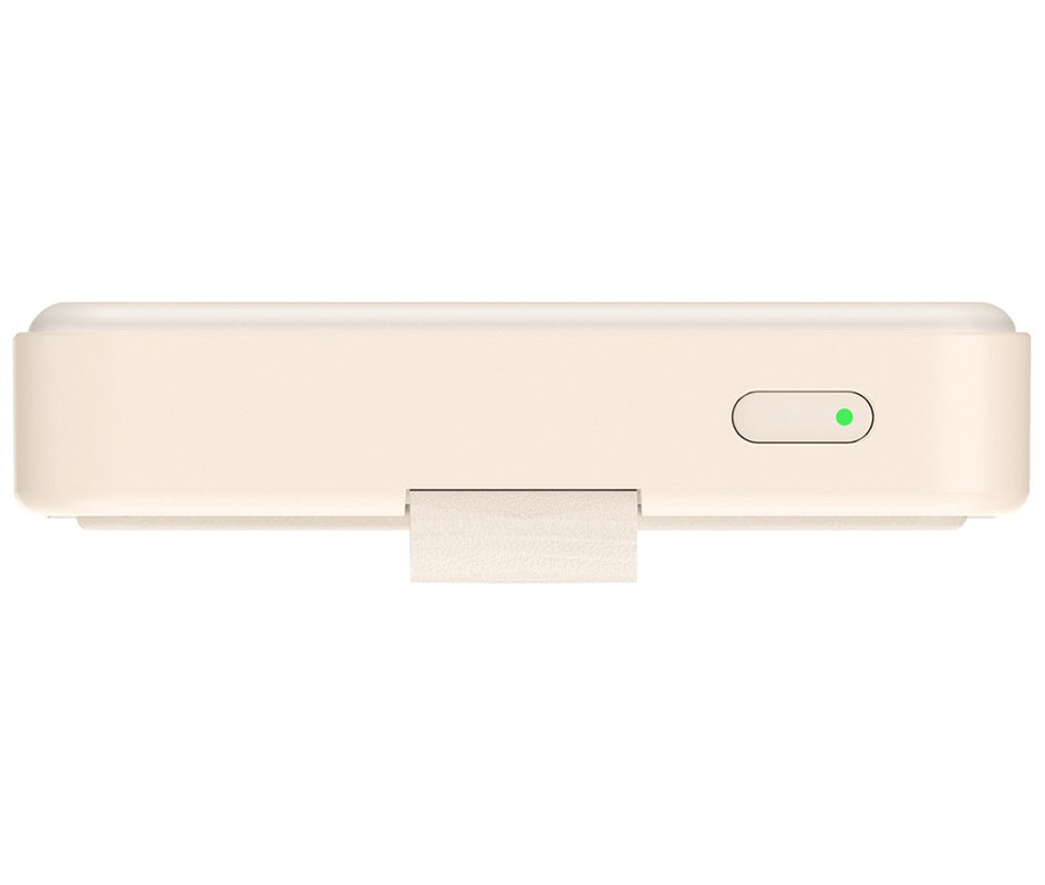 Batterie Externe Sans Fil Xiaomi Mi Magnetic, 6000mAh, 15W, PD + FQI, 1 x QI - 1 x USB-C, Beige BHR9074GL
