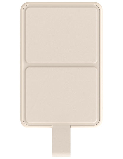 Batterie Externe Sans Fil Xiaomi Mi Magnetic, 6000mAh, 15W, PD + FQI, 1 x QI - 1 x USB-C, Beige BHR9074GL
