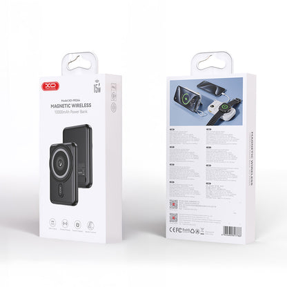 Externer Wireless-Akku XO Design PR264, 10000mAh, 20W, PD + FQI, 1 x USB-C, Schwarz