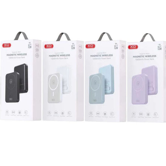Batteria Esterna Wireless XO Design PR231, 10000mAh, 20W, PD + FQI, 1 x QI - 1 x USB-C, Bianca