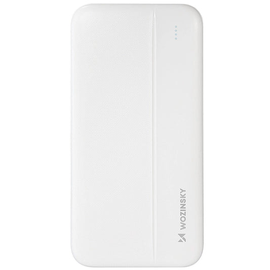 Batterie Externe WZK WPBWE1, 10000mAh, 10W, 2 x USB-A, Blanche