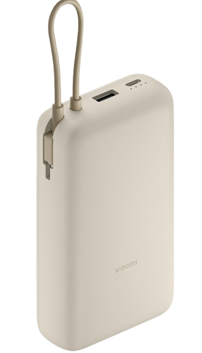 Batteria Esterna Xiaomi, 20000mAh, 33W, QC + PD, 1 x USB-A - 2 x USB-C, Beige BHR8851GL