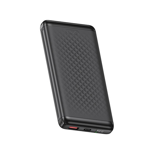 Batterie Externe XO Design PB308, 10000mAh, 22,5W, QC + PD, 1 x USB-A - 1 x USB-C, Noire