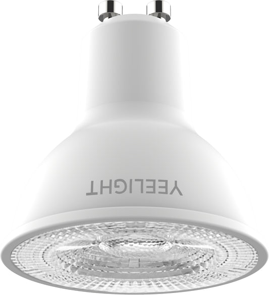 Yeelight W1 Lampadina LED, Wi-Fi, GU10, 4,8W, 2700K, 350lm, Set di 4 pezzi, bianco YLDP004