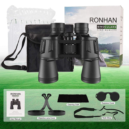 Binocolo Techsuit BN3, 20x, 50mm, Nero