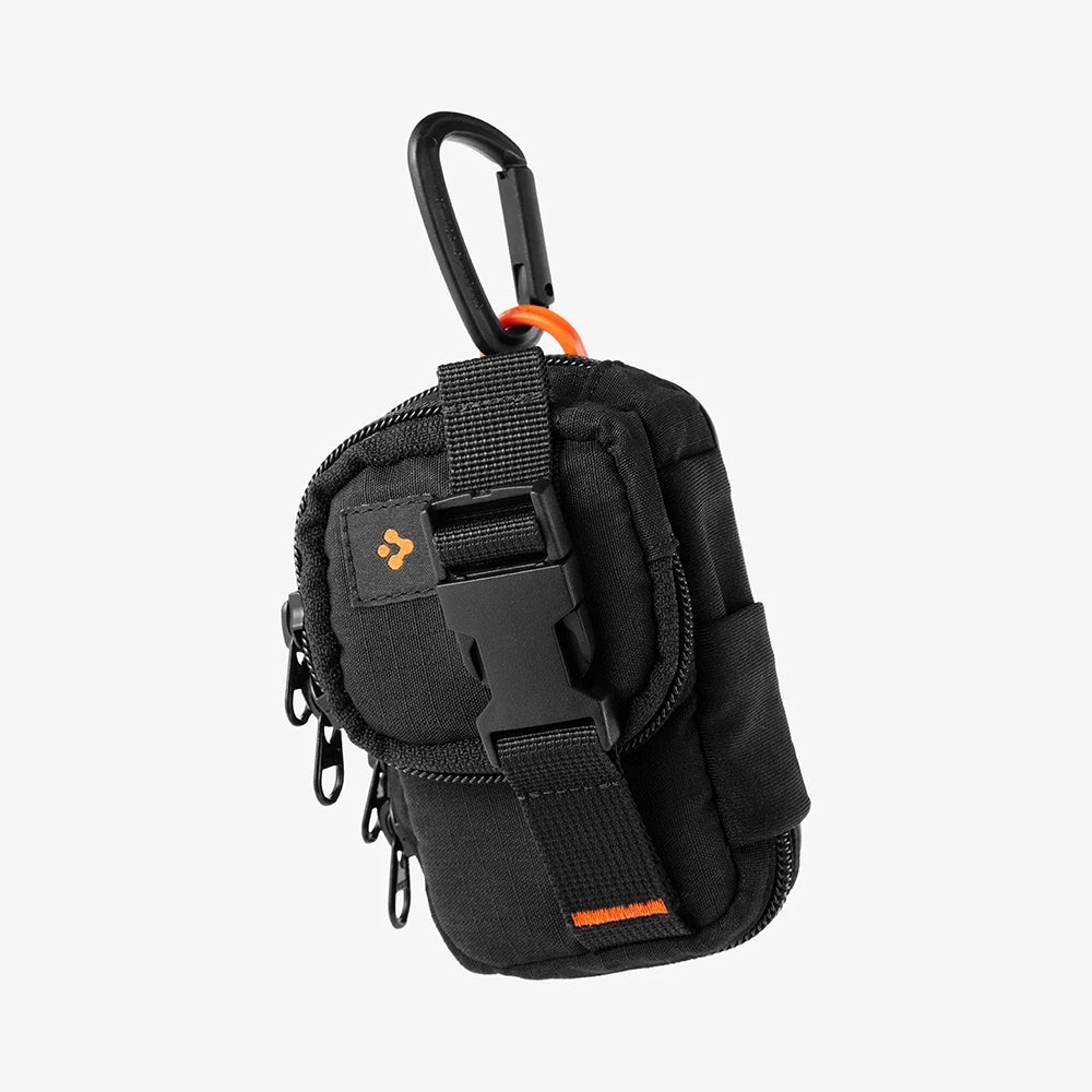 Borsetta Universale MagSafe per Telefono, Spigen, Snap Zip, Nera