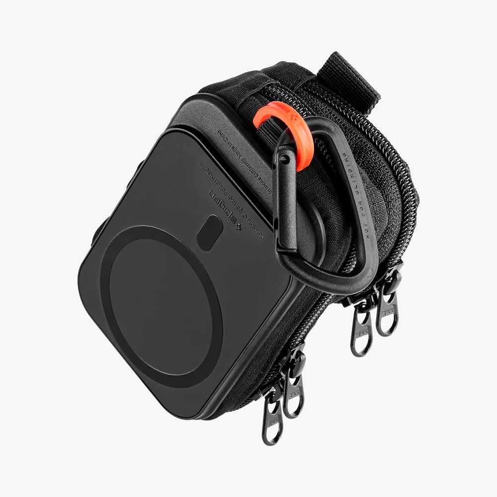 Borsetta Universale MagSafe per Telefono, Spigen, Snap Zip, Nera