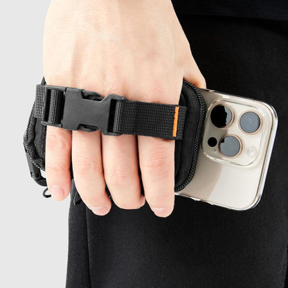 Borsetta Universale MagSafe per Telefono, Spigen, Snap Zip, Nera