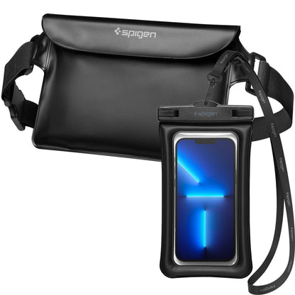 Borsa e Custodia Waterproof Universale Spigen A621, Nera AMP04533