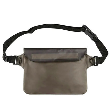 Wasserdichte Gürteltasche Techsuit, Universal, Schwarz