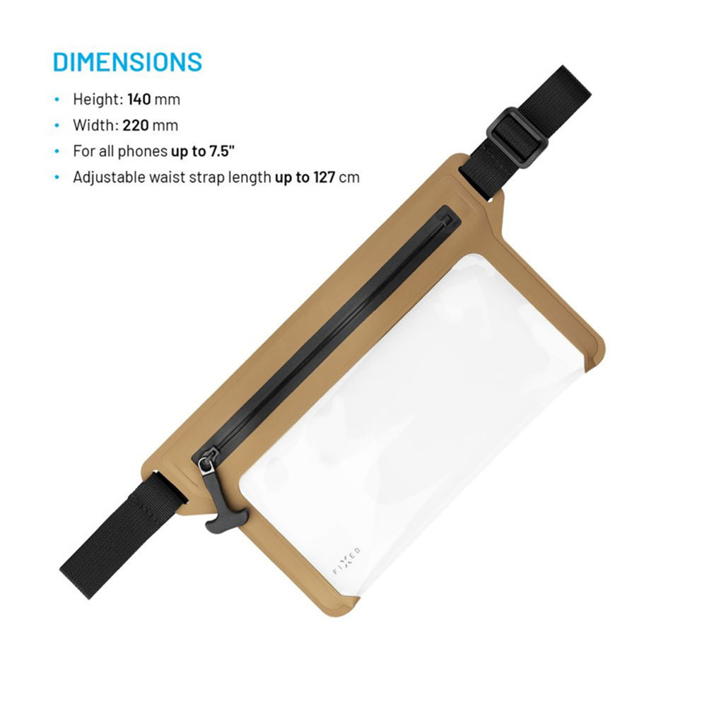 Marsupio Waterproof Fixed, Universale, Beige