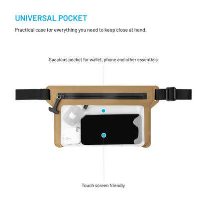 Marsupio Waterproof Fixed, Universale, Beige