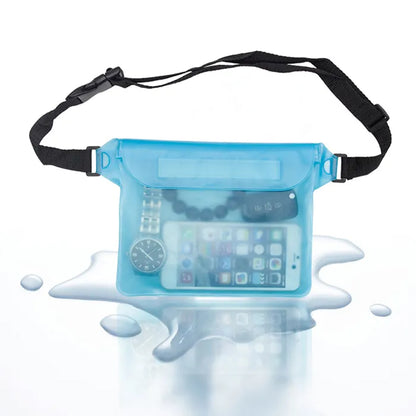 Marsupio Waterproof Techsuit, Universale, Blu