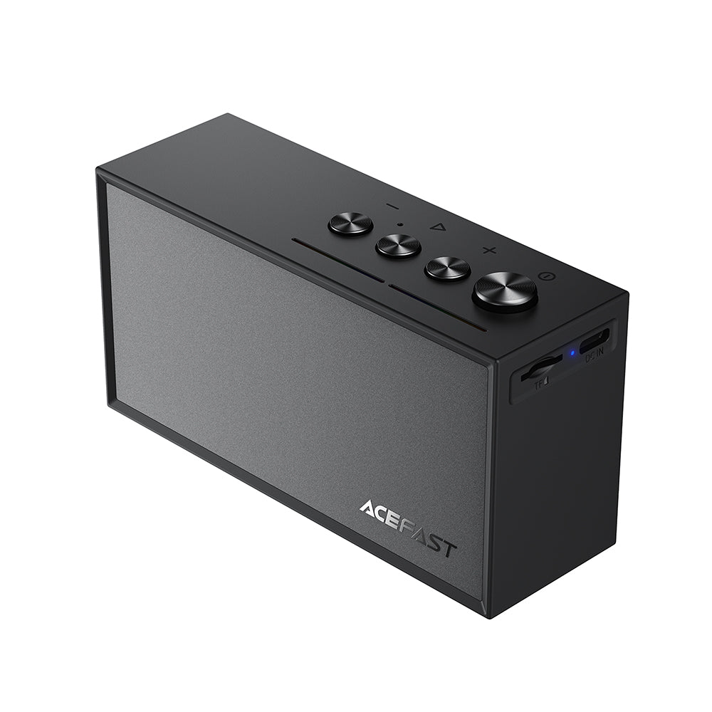 Cassa Bluetooth Acefast K9 Go, 7W, TWS, RGB, Impermeabile, Nera
