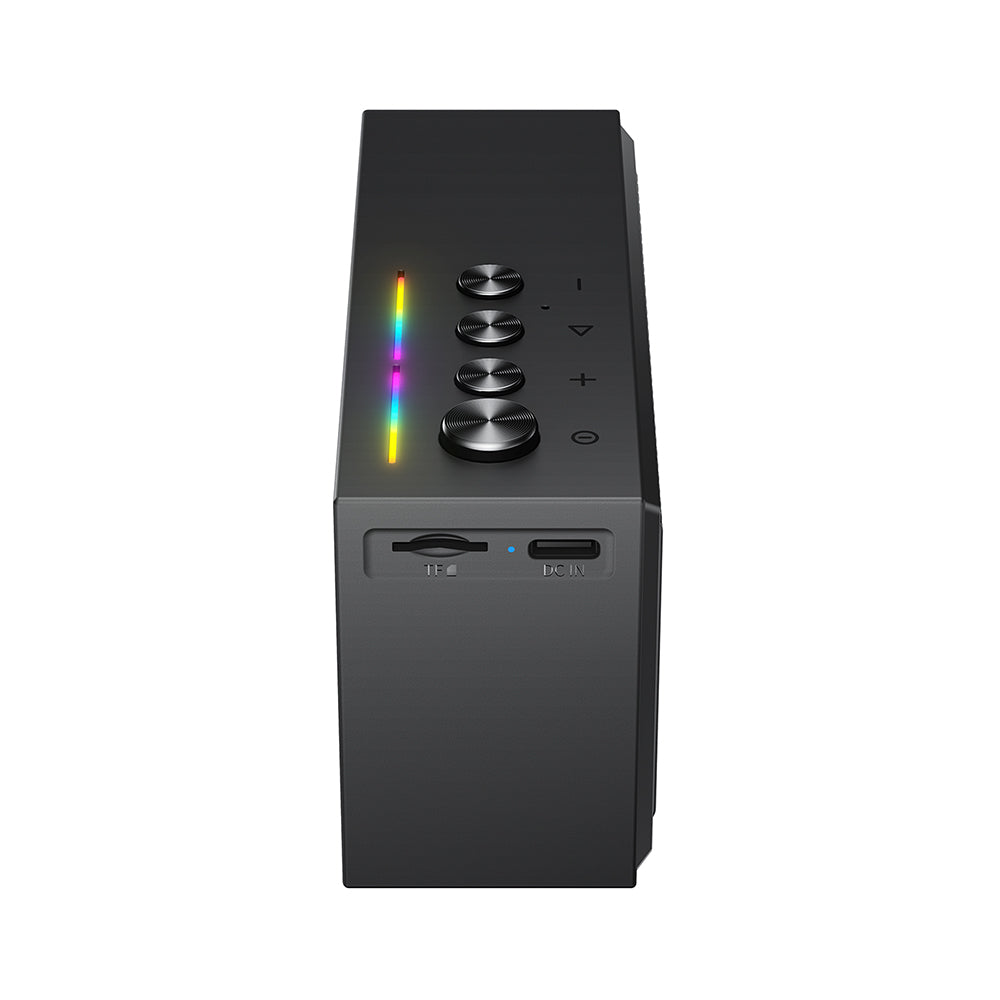 Cassa Bluetooth Acefast K9 Go, 7W, TWS, RGB, Impermeabile, Nera