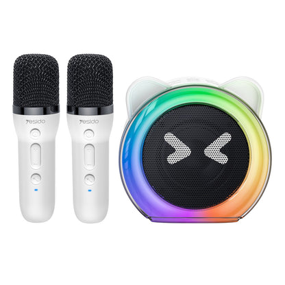Enceinte Bluetooth Yesido YSW36 Kids, 5W, Karaoke, Blanche
