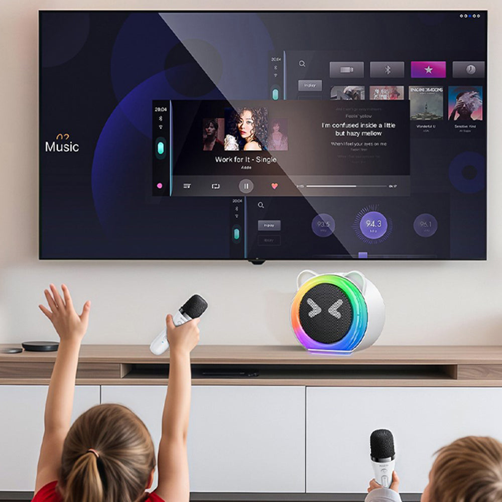 Enceinte Bluetooth Yesido YSW36 Kids, 5W, Karaoke, Blanche