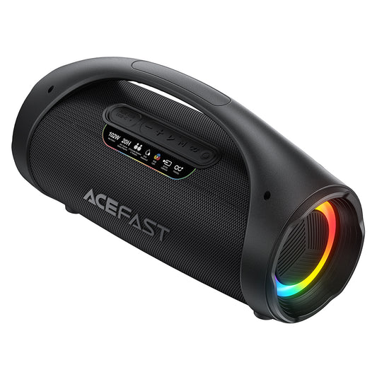 Enceinte Bluetooth Portable Acefast K11 Pro, 102W, RGB, TWS, Étanche, Noire