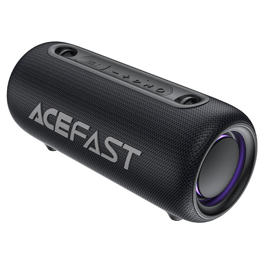 Cassa Bluetooth Acefast K2 Air, 2 x 20W, RGB, Impermeabile, Nera