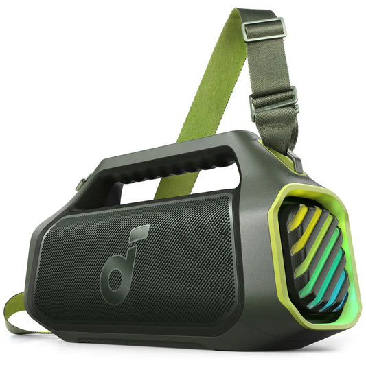 Cassa Portatile Bluetooth Anker SoundCore Boom 2 Plus, 140W, TWS, RGB, Impermeabile, Verde A3134061