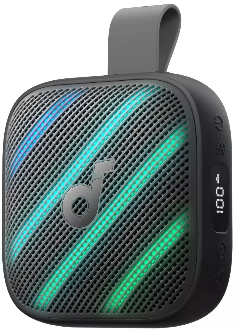 Tragbarer Bluetooth-Lautsprecher Anker SoundCore Boom Go 3i, 15W, TWS, RGB, wasserdicht, schwarz D5103010