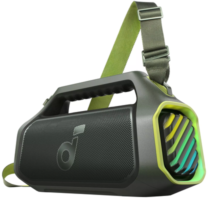 Enceinte Portable Bluetooth Anker SoundCore Boom 2 Plus Nouvelle Version, 140W, TWS, RGB, Étanche, Verte A3134062