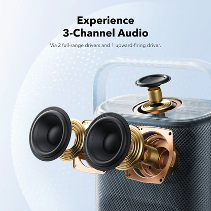 Tragbarer Bluetooth-Lautsprecher Anker SoundCore Motion X500, 40W, Wasserdicht, Rosa A3131051