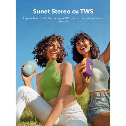 Enceinte Portable Bluetooth Anker SoundCore Select 4 Go, 5W, TWS, Étanche, Verte A31X1061