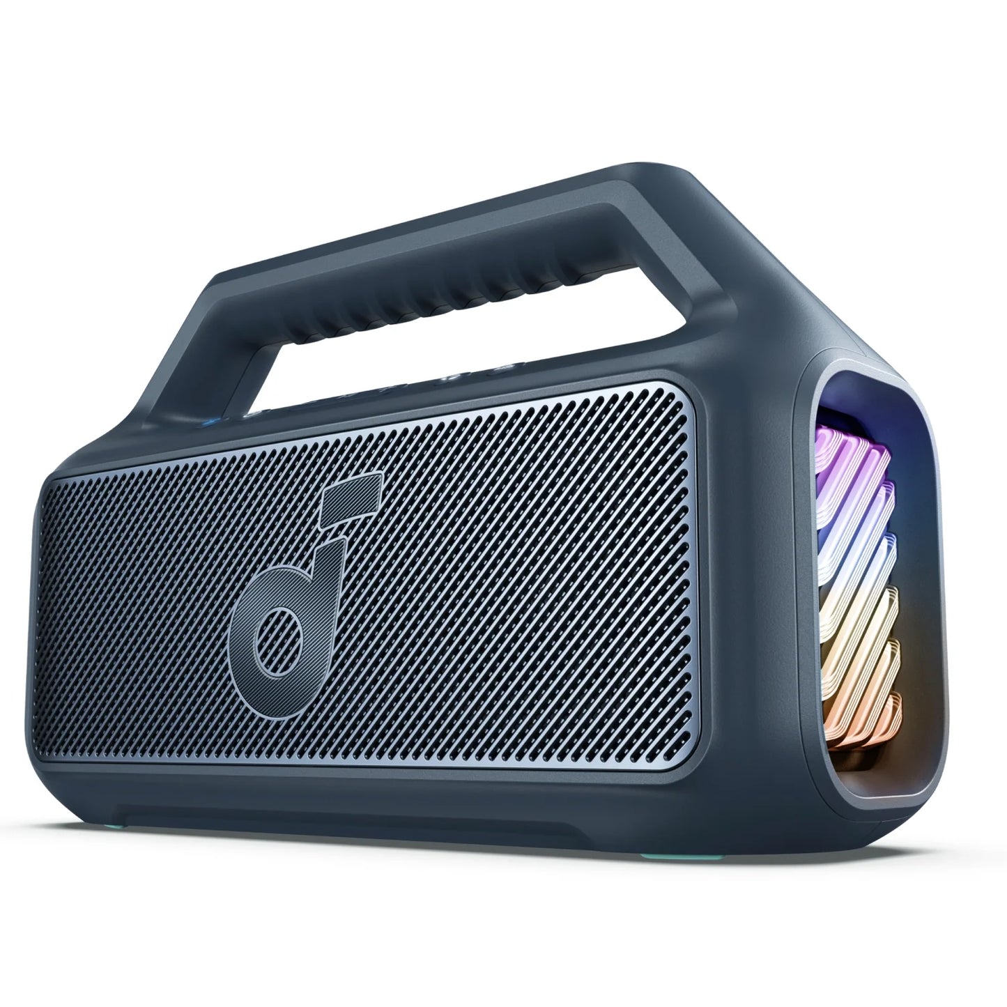 Cassa Portatile Bluetooth Anker SoundCore Boom 2, 80W, TWS, RGB, Impermeabile, Blu A3138031