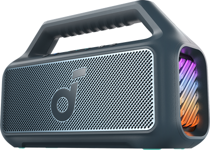 Enceinte Bluetooth Portable Anker SoundCore Boom 2 Nouvelle Version, 80W, TWS, RGB, Étanche, Bleue A3138032