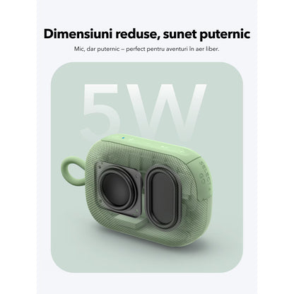 Enceinte Portable Bluetooth Anker SoundCore Select 4 Go, 5W, TWS, Étanche, Verte A31X1061