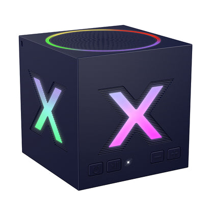 Enceinte Portable Bluetooth Borofone BR101 Rubik, 5W, TWS, RGB, Bleue