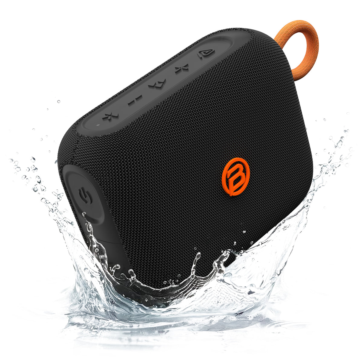 Tragbarer Bluetooth-Lautsprecher Bugani Rove Go 5, 12W, TWS, wasserdicht, schwarz