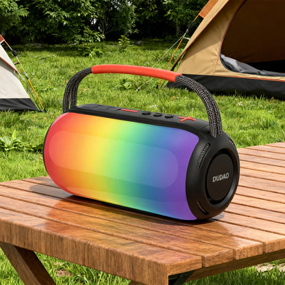 Cassa Portatile Bluetooth Dudao Y21, 2 x 5W, TWS, RGB, Nera