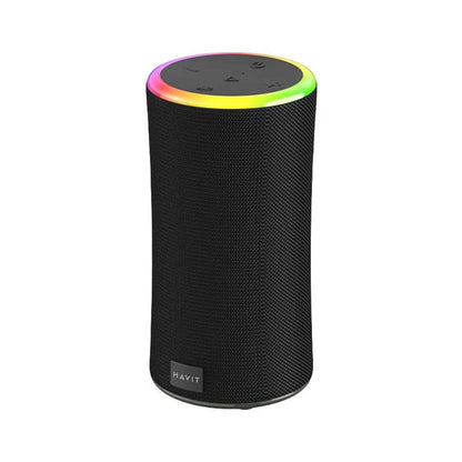 HAVIT SK833BT Portable Bluetooth Speaker, 2 x 10W, RGB, Waterproof, Black