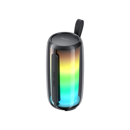 Cassa Portatile Bluetooth HAVIT SK879BT, 8W, RGB, Impermeabile, Nera