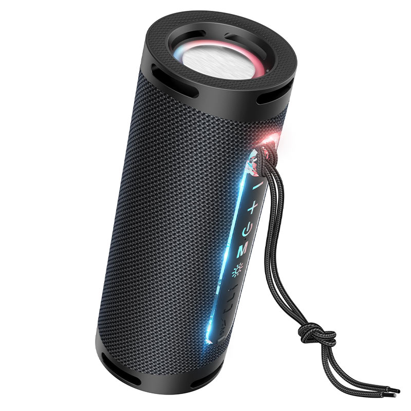 Enceinte Portable Bluetooth HOCO HC9 Dazzling Pulse Sports, 10W, TWS, RGB, Noire