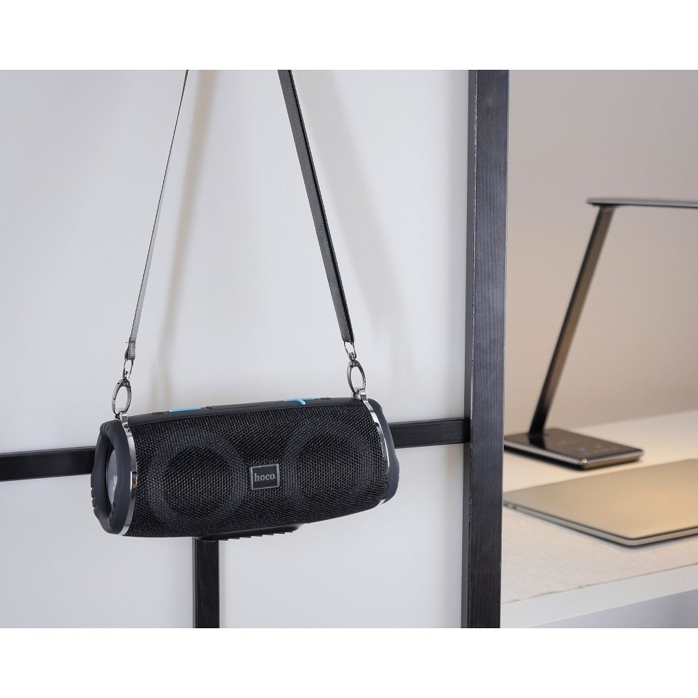Cassa Portatile Bluetooth HOCO HC12, 10W, RGB, Impermeabile, Nera