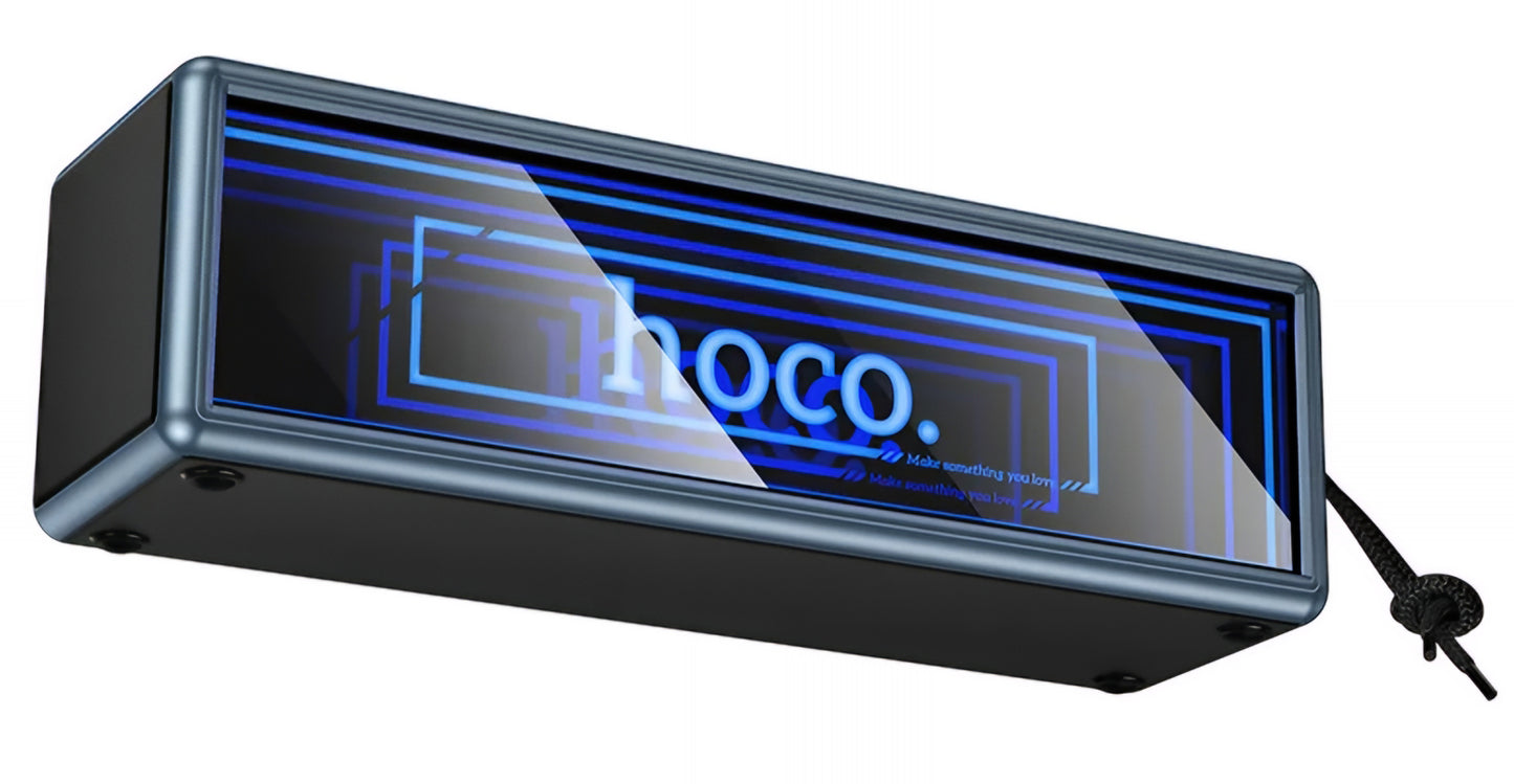 Cassa Portatile Bluetooth HOCO HC40, 2 x 10W, TWS, RGB, Nera