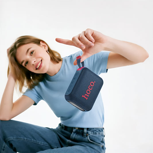 Cassa Portatile Bluetooth HOCO HC31, 10W, TWS, RGB, Impermeabile, Blu Navy