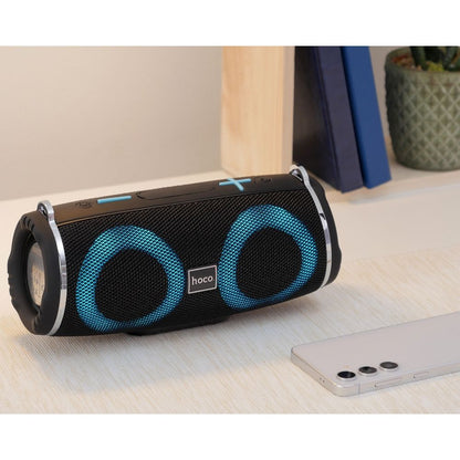 Enceinte Portable Bluetooth HOCO HC12, 10W, RGB, Étanche, Noire