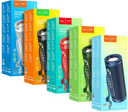Cassa Portatile Bluetooth HOCO HC9 Dazzling Pulse Sports, 10W, TWS, RGB, Blu
