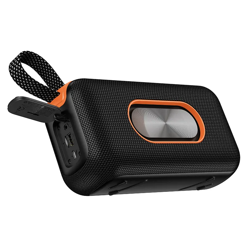 Enceinte Portable Bluetooth HOCO HC32, 2 x 10W, TWS, RGB, Noire