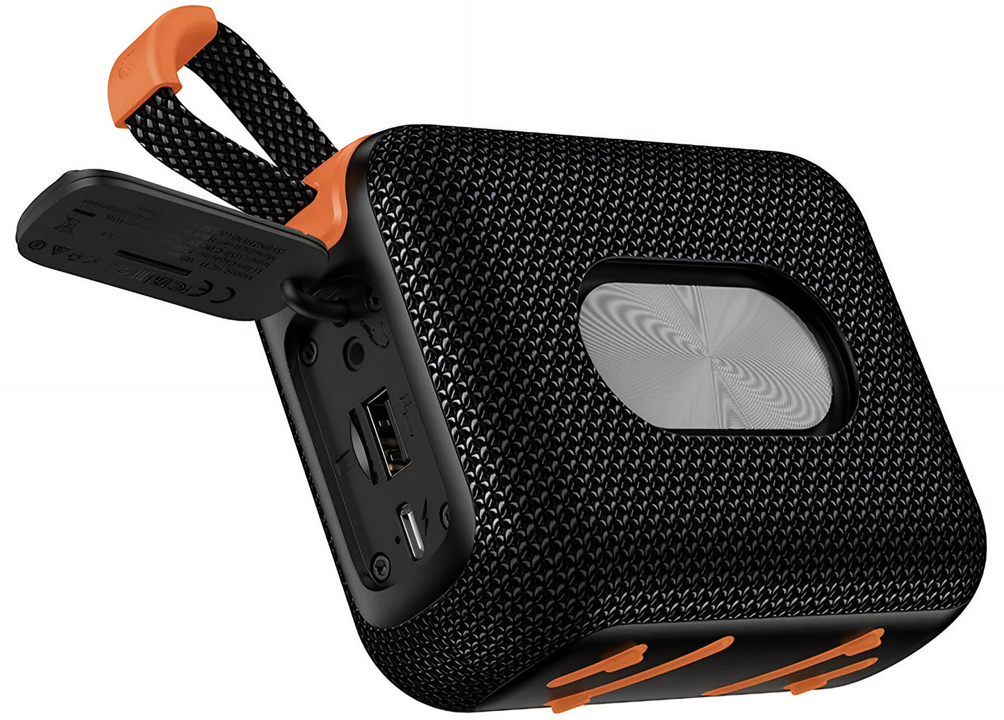 Tragbarer Bluetooth-Lautsprecher HOCO HC31, 10W, TWS, RGB, wasserdicht, Schwarz